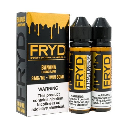 FRYD Twin Pack Banana 2x 60ml Vape Juice E Liquid