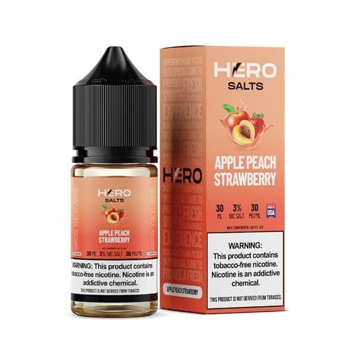 HERO Apple Peach Strawberry 30ml TF Nic Salt Vape Juice - 30mg