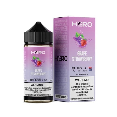 HERO Grape Strawberry 100ml TF Vape Juice - 0mg