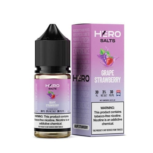 HERO Grape Strawberry 30ml TF Nic Salt Vape Juice - 30mg