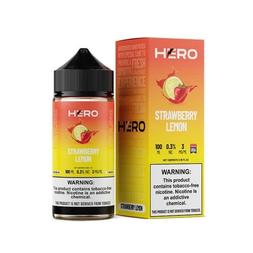 HERO Strawberry Lemon 100ml TF Vape Juice - 0mg