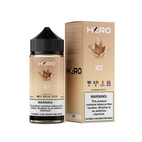HERO VCT (Vanilla Custard Tobacco) 100ml TF Vape Juice - 0mg