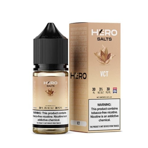 HERO VCT (Vanilla Custard Tobacco) 30ml TF Nic Salt Vape Juice - 30mg