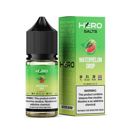 HERO Watermelon Drop 30ml TF Nic Salt Vape Juice - 30mg