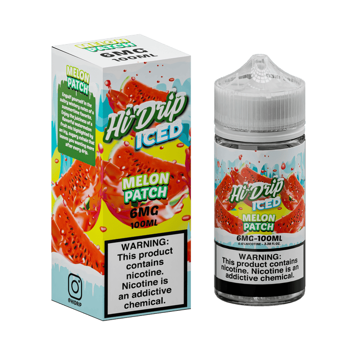 Hi-Drip Iced Melon Patch 100ml Vape Juice E Liquid