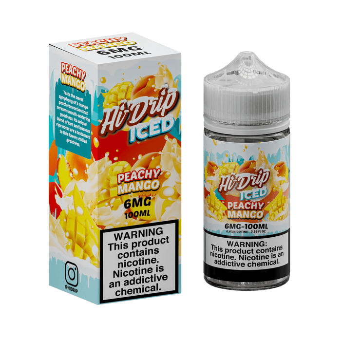 Hi-Drip Iced Peachy Mango 100ml Vape Juice E Liquid