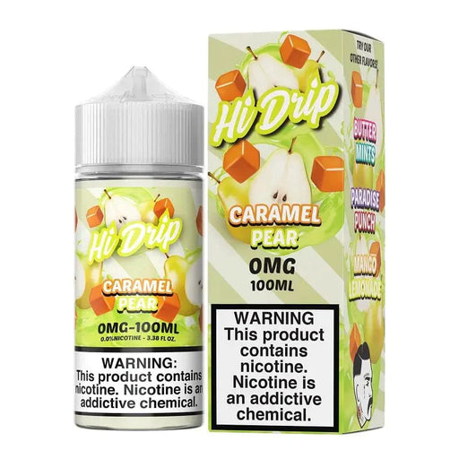 Hi-Drip Caramel Pear Vape Juice 100ml