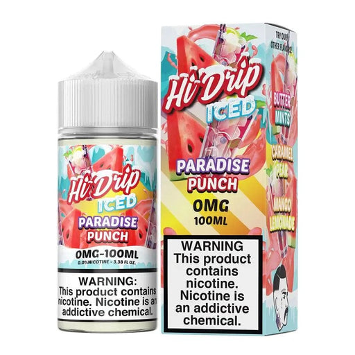Hi-Drip Paradise Punch ICED Vape Juice 100ml