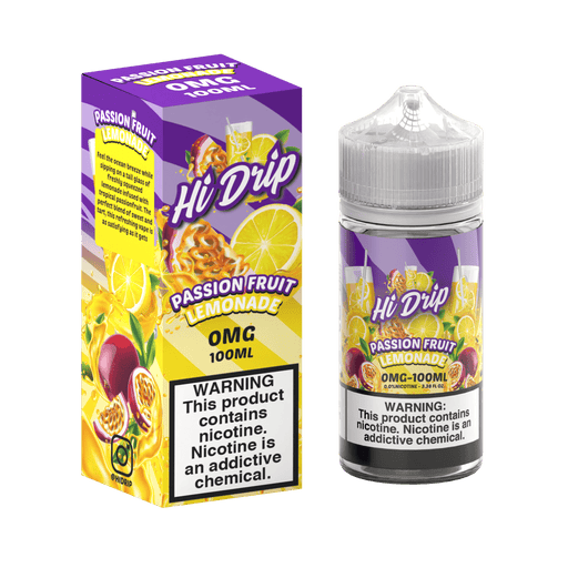 Hi-Drip Passionfruit Lemonade 100ml Vape Juice - 0MG