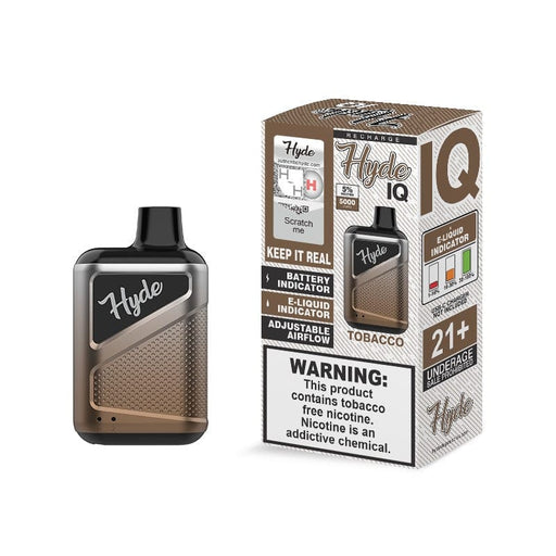 Hyde IQ Recharge Disposable Vape (5%, 5000 Puffs) - Tobacco