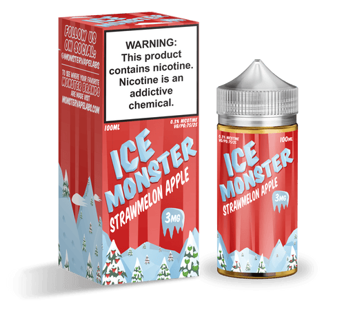 Ice Monster Strawmelon Apple 100ml Vape Juice E Liquid