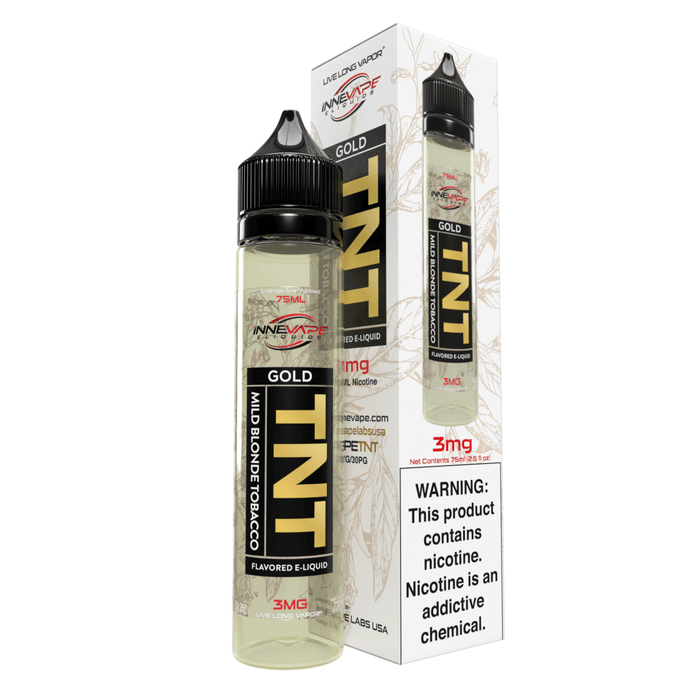 Innevape TNT Gold 75ml Vape Juice - 0MG