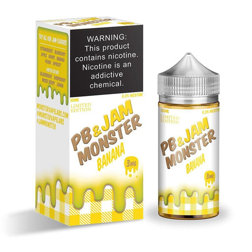 Jam Monster Banana PB&J 100ml Vape Juice E Liquid