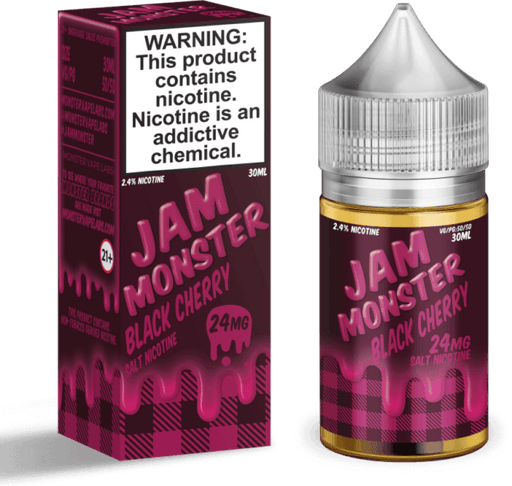 Jam Monster Black Cherry 30ml Nic Salt Vape Juice Salt Nic Pod Vape Juice