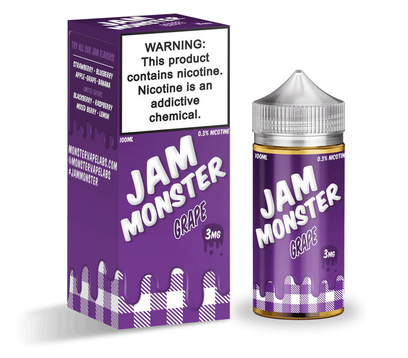Jam Monster Grape 100ml Vape Juice E Liquid