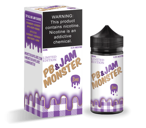 Jam Monster PB&J 100ml Vape Juice E Liquid