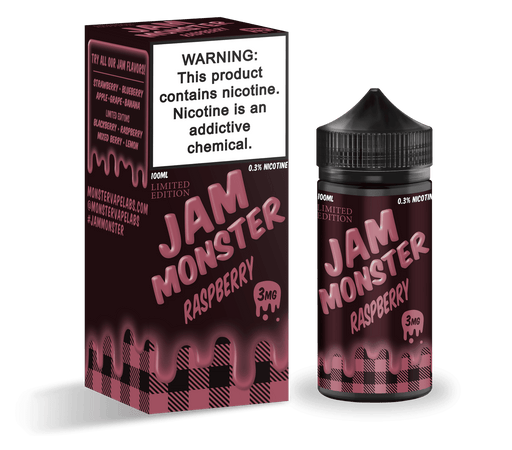 Jam Monster Raspberry 100ml Vape Juice E Liquid