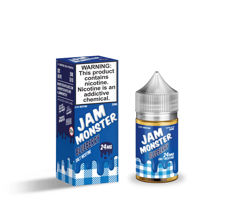 Jam Monster Salts Blueberry 30ml Nic Salt Vape Juice Salt Nic Pod Vape Juice