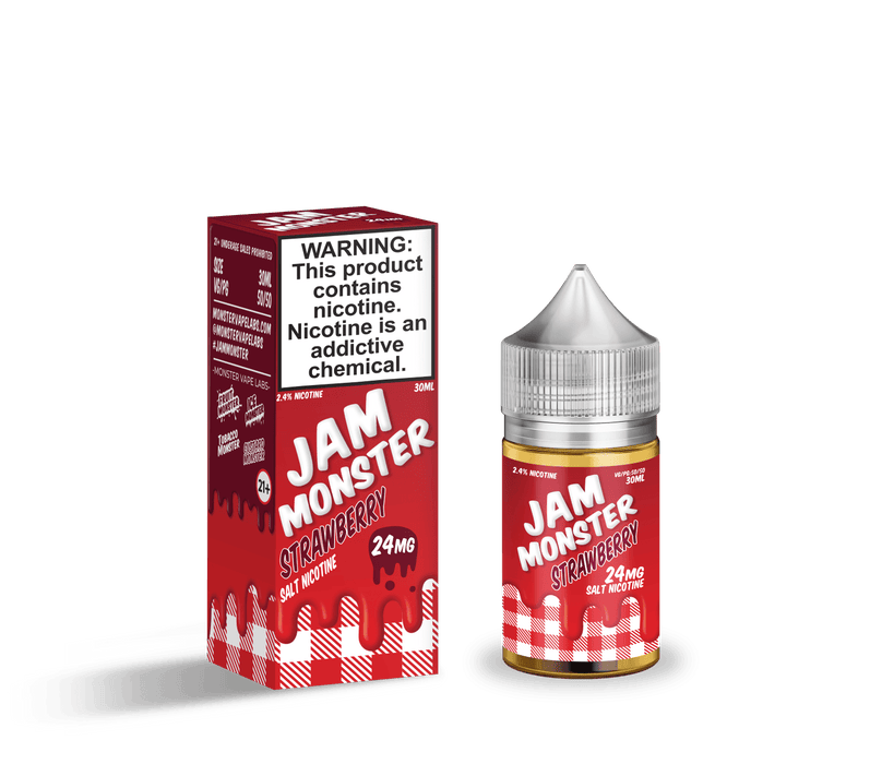 Jam Monster Salts Strawberry 30ml Nic Salt Vape Juice Salt Nic Pod Vape Juice
