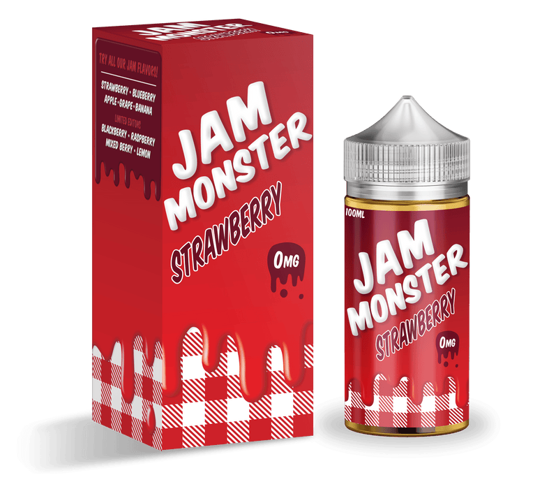 Jam Monster Strawberry 100ml Vape Juice E Liquid