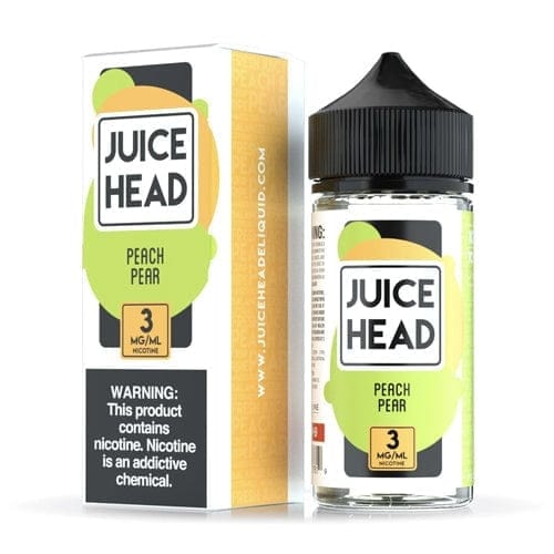 Juice Head Peach Pear 100ml Vape (0mg) - 0MG - ZERO MG