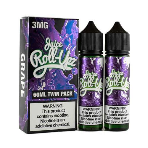 Juice Roll Upz Twin Pack Grape 2x 60ml Vape Juice E Liquid