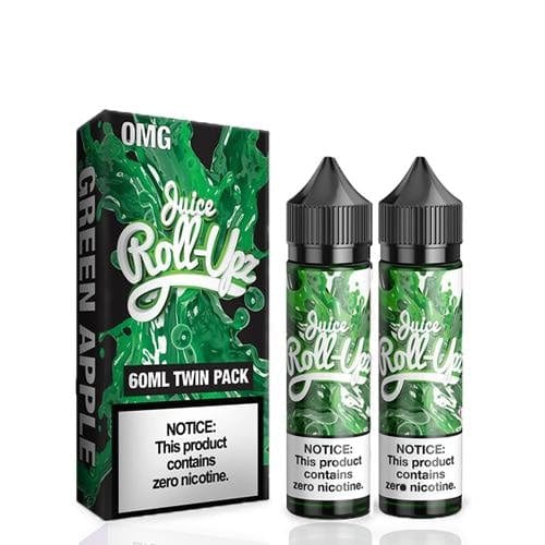 Juice Roll Upz Twin Pack Green Apple 2x 60ml Vape Juice E Liquid
