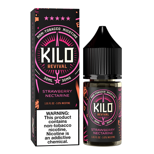 Kilo Revival Strawberry Nectarine 30ml TF Nic Salt Vape Juice Salt Nic Pod Vape Juice