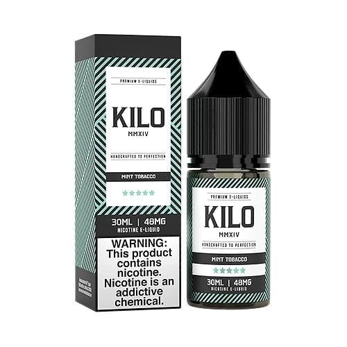 Kilo Salts Mint Tobacco 30ml Nic Salt Vape Juice Salt Nic Pod Vape Juice