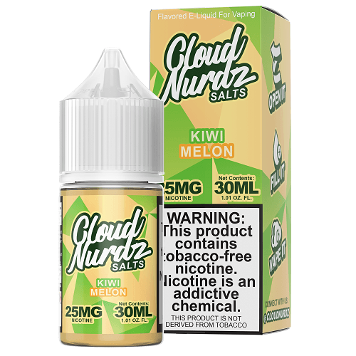 Kiwi Melon 30ml Synthetic Nic Salt Vape Juice - Cloud Nurdz Salt Nic Pod Vape Juice