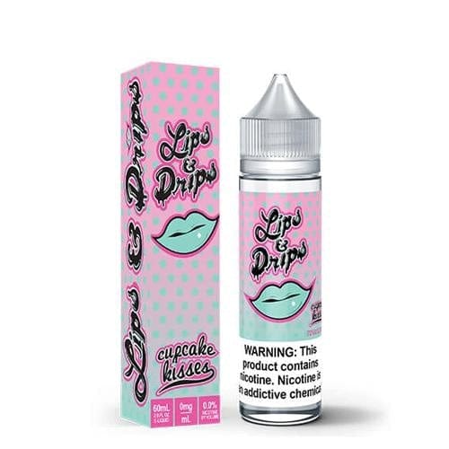 Lips & Drips Cupcake Kisses 60ml Vape Juice E Liquid