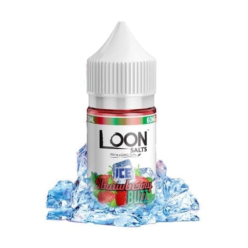 Loon Salts Strawberry Buzz Ice 30ml TF Nic Salt Vape Juice - 30mg
