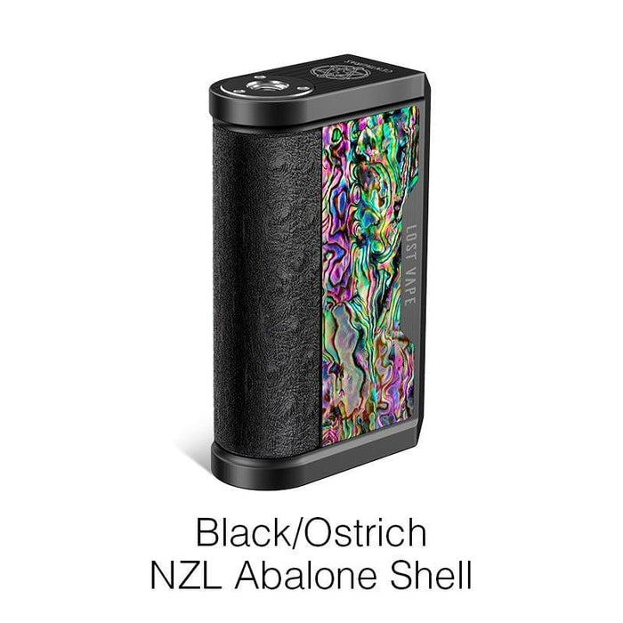 Lost Vape CENTAURUS DNA250C - Black/Ostrich - NZL Abalone Shell - Mods