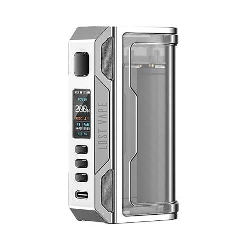 Lost Vape Thelema Quest 200W Mod - Stainless Steel/Clear - Box Mods