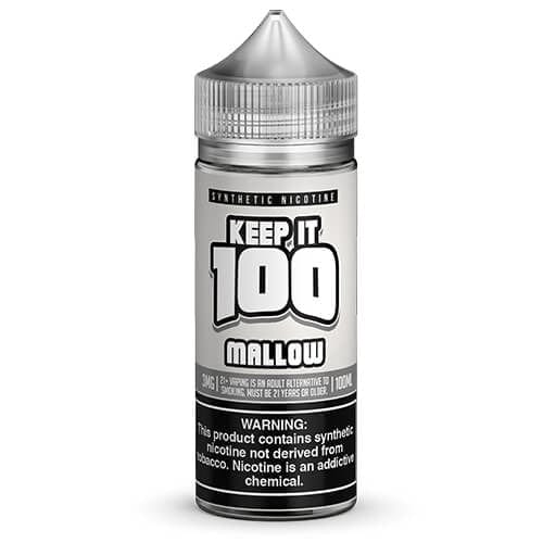 Mallow 100ml Synthetic Nicotine Vape Juice - Keep It 100 E Liquid