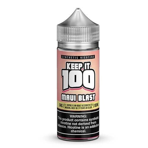 Maui Blast 100ml Synthetic Nicotine Vape Juice - Keep It 100 E Liquid