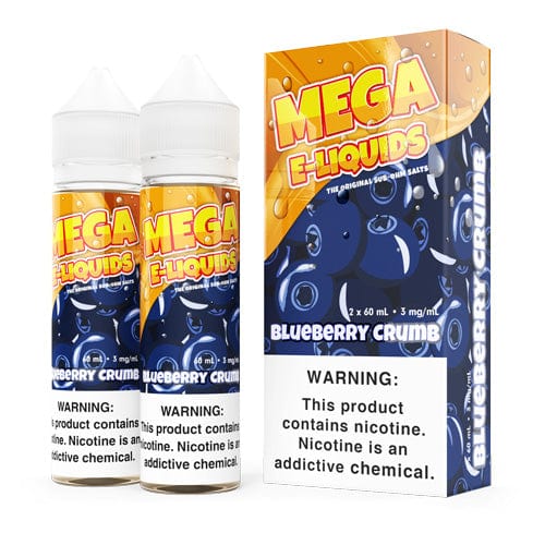 Mega E-Liquids Blueberry Crumb 120ml Vape Juice