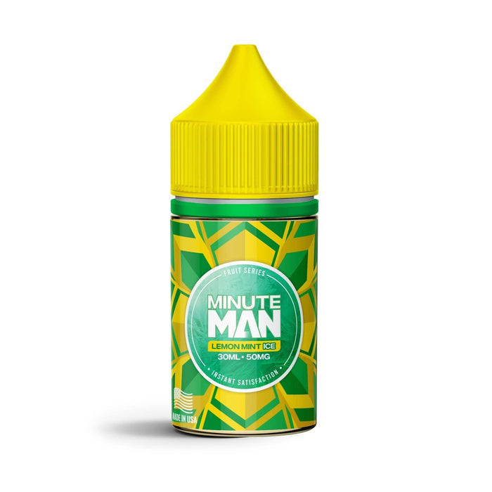 Minute Man Lemon Mint Ice 30ml Nic Salt Vape Juice Salt Nic Pod Vape Juice