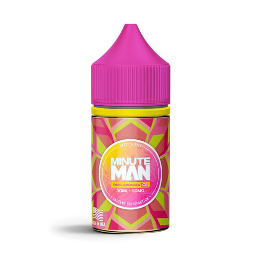 Minute Man Pink Lemonade Ice 30ml Nic Salt Vape Juice Salt Nic Pod Vape Juice