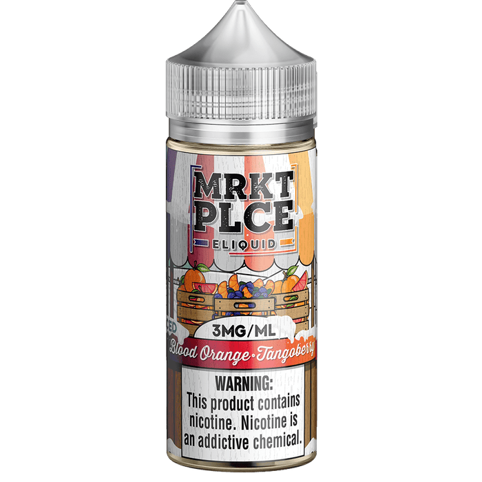 MRKT PLCE Iced Blood Orange Tangoberry 100ml Vape Juice - 0mg