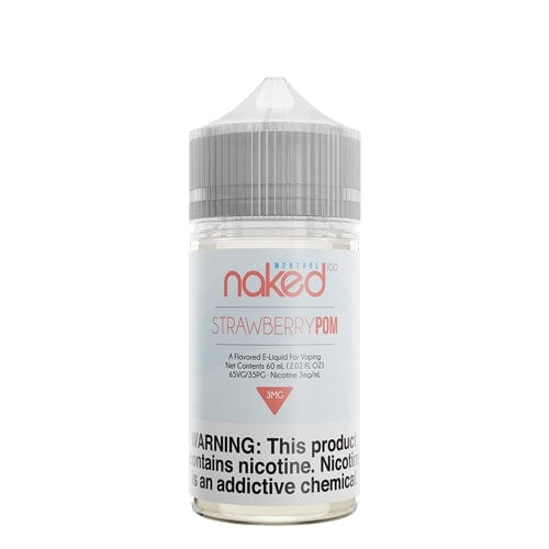 Naked 100 Menthol Strawberry POM 60ml Vape Juice (Previously Brain Freeze) E Liquid