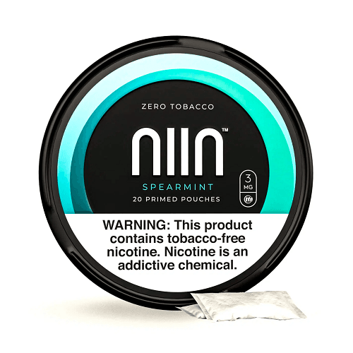 NIIN Tobacco-Free Nicotine Pouches - Single Can - Spearmint 3MG -