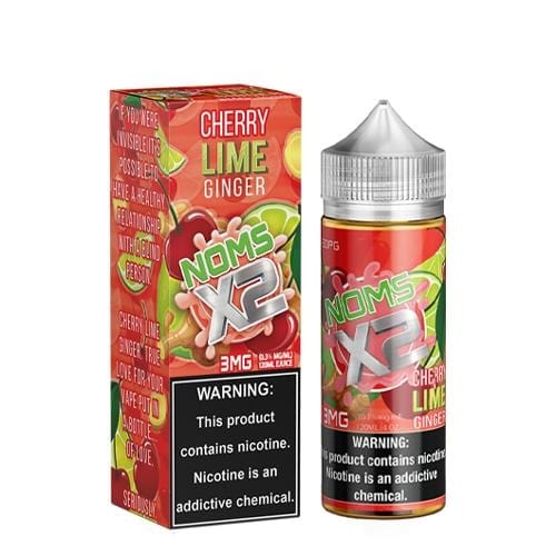 Noms X2 Cherry Lime Ginger 120ml Vape Juice E Liquid