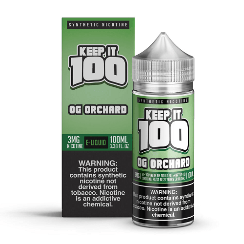OG Orchard Synthetic Nicotine 100ml Vape Juice - Keep It 100 E Liquid