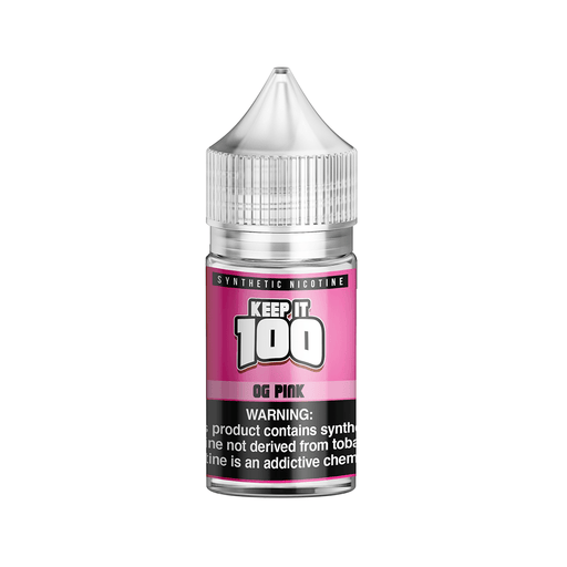 OG Pink 100ml Synthetic Nicotine Vape Juice - Keep It 100 E Liquid