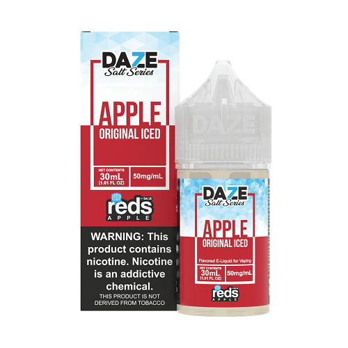 Original ICED 30ml TF Nic Salt Vape Juice - Red's Apple Salt Nic Pod Vape Juice