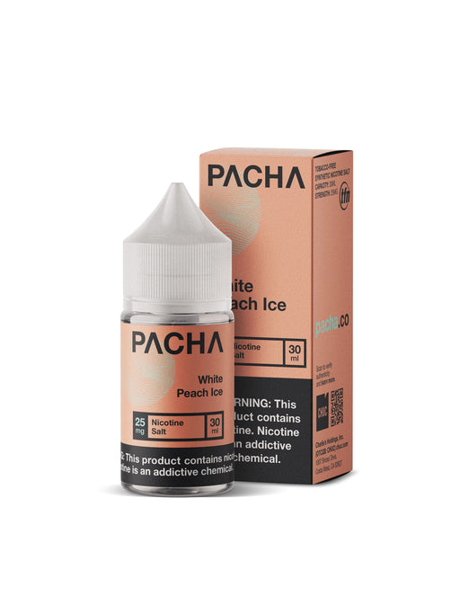 Pacha Syn White Peach Ice 30ml TFN Nic Salt Vape Juice