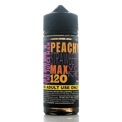 Peachy Strawberry 100ml Synthetic Nicotine Vape Juice - Jimmy the Juice Man E Liquid