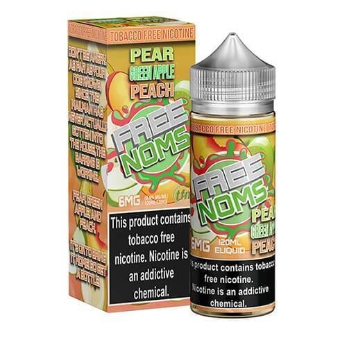Pear Green Apple Peach TF 120ml Vape Juice - Free Noms E Liquid