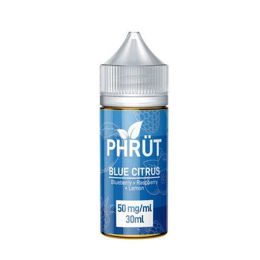 PHRUT Synthetics Salt Blue Citrus 30ml TF Nic Salt Vape Juice Salt Nic Pod Vape Juice